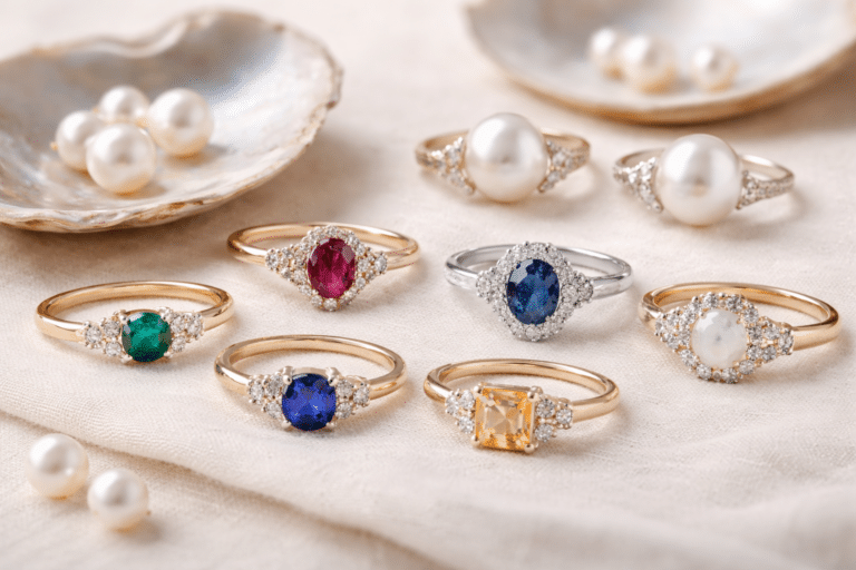 Meaningful Birthstone Rings and Timeless Pearl Rings from IverJewelry