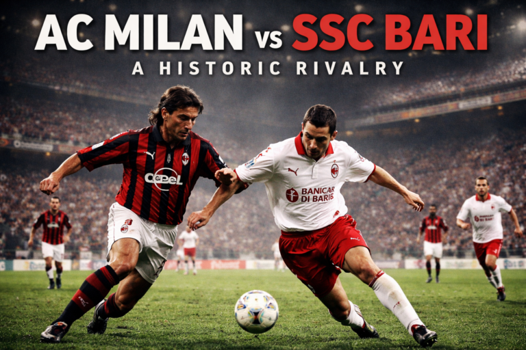 AC Milan vs SSC Bari Timeline: A Complete Historical View of an Uneven Rivalry