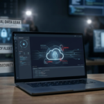 The Fappening Blog represented by a digital privacy and cybersecurity concept