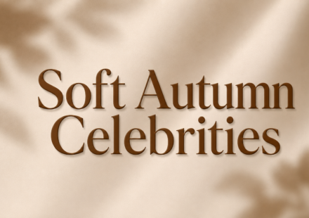 Soft Autumn Celebrities color palette