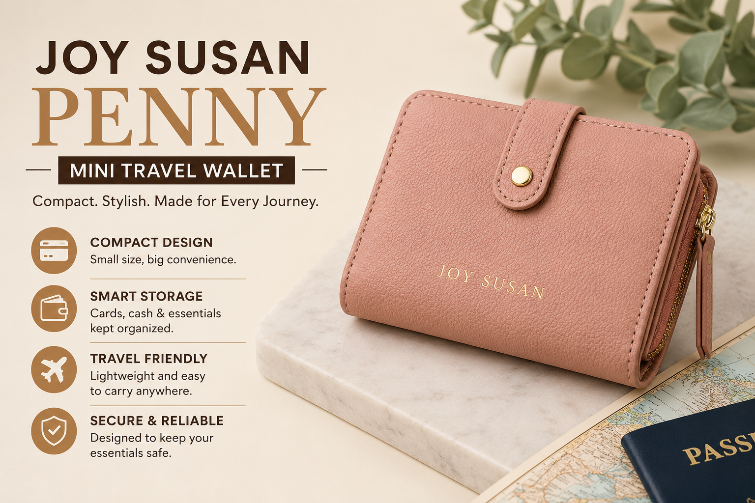 Joy Susan Penny Mini Travel Wallet