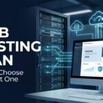 Web hosting plan guide showing server infrastructure and website hosting options